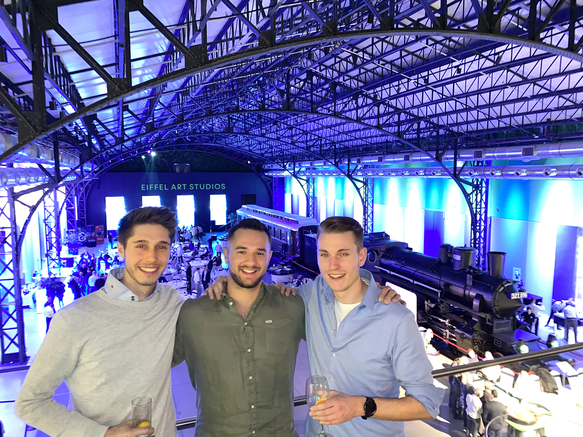 from left: Konstantin Kleinfercher, Thomas Schruf, Nicki (all LTE AT) | private