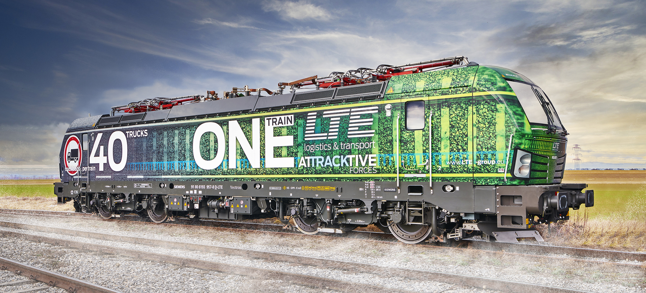eine von vielen neuen LTE-Lokomotiven 2022